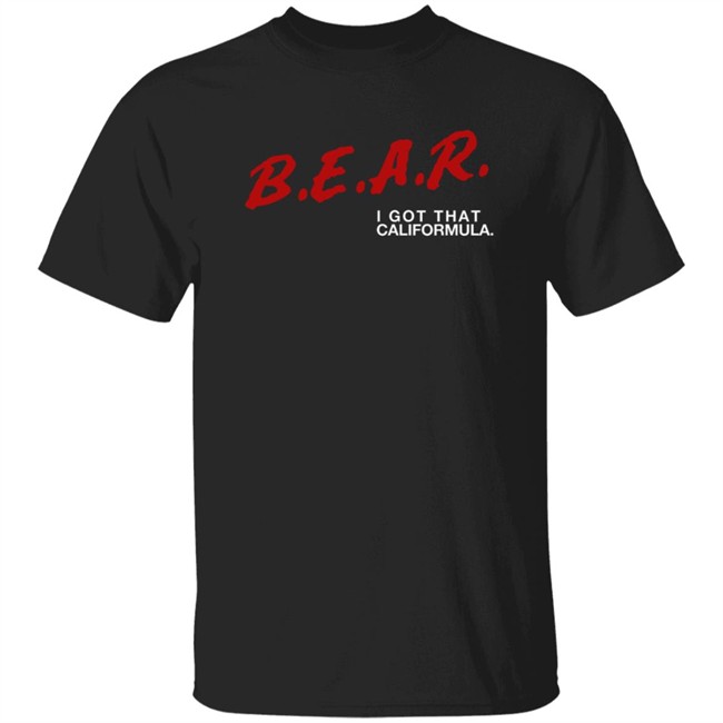 Blackbear Merch B.E.A.R Throwback Tee Shirt