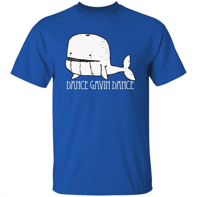 Dgd Merch Shopify Whale Heather Royal Tee Shirt