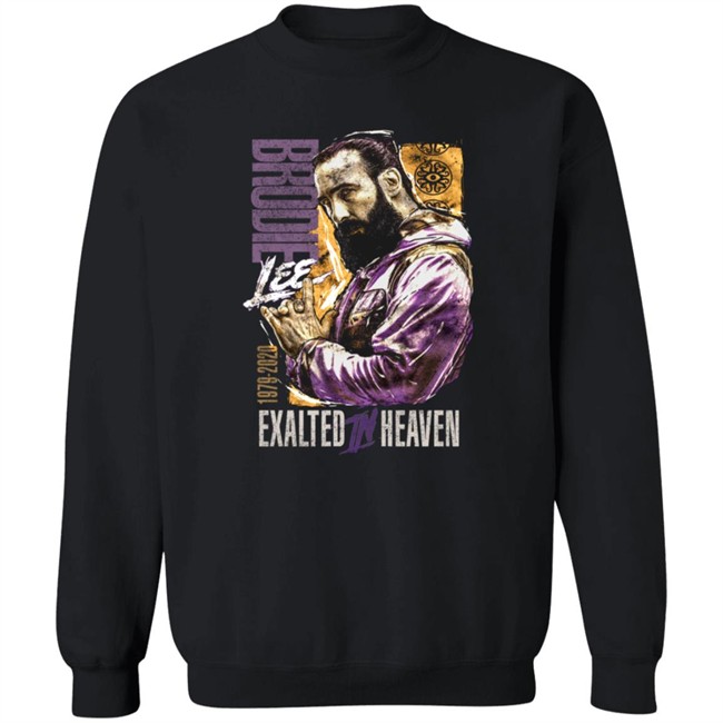 Limited Edition All Elite Wrestling Brodie Lee Tribute Exalted In Heaven 1979 2020 T Shirt Of AEW Limited Edition All Elite Wrestling Brodie Lee Tribute Exalted In Heaven 1979 2020 T Shirt Of AEW
