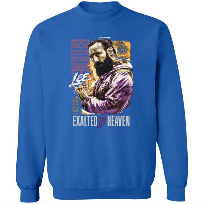 Limited Edition All Elite Wrestling Brodie Lee Tribute Exalted In Heaven 1979 2020 T Shirt Of AEW Limited Edition All Elite Wrestling Brodie Lee Tribute Exalted In Heaven 1979 2020 T Shirt Of AEW