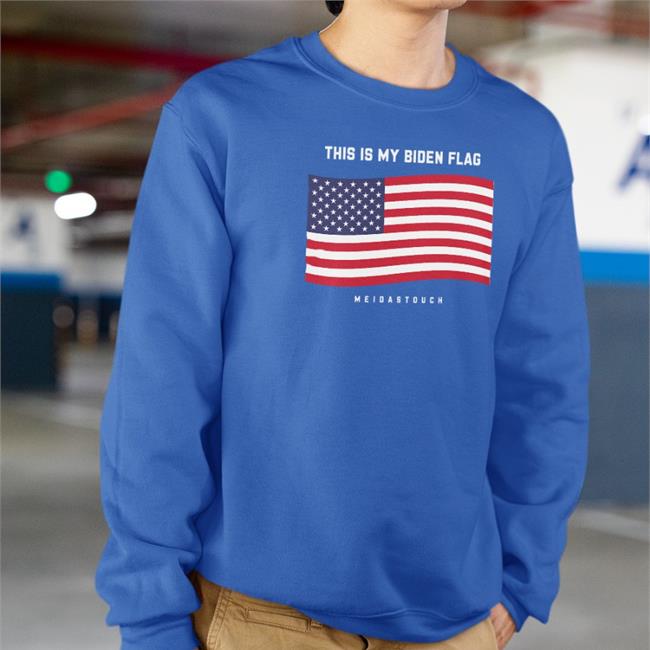 Meidastouch Merch This Is My Biden Flag Long Sleeve T Shirt