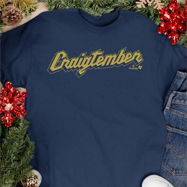 BreakingT Navy Craigtember T Shirt
