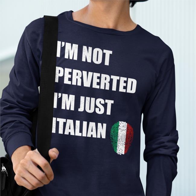 Lord Miles Routledge Adventures I'm Not Perverted I'm Just Italian Tee Real Lord Miles