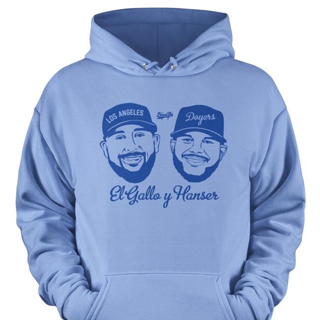 Dodgersbeat El Gallo Y Hanser Shirts Bleed Los Merchandise