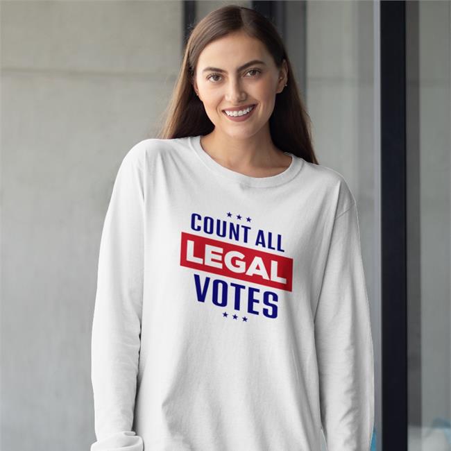 Count All Legal Votes T Shirt White