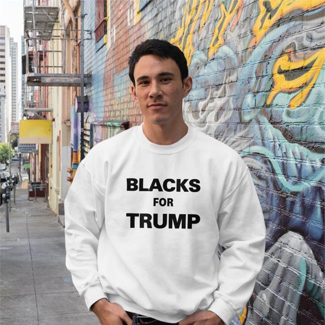 Blacks For Trump Shirt White