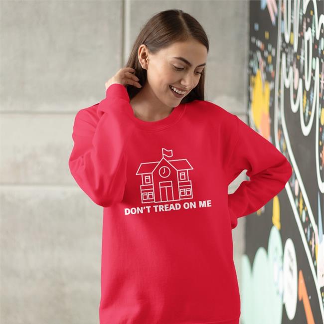 Political Rancor Publishing Merch Don't Tread On Me Public School Long Sleeve Tee Corey A Deangelis