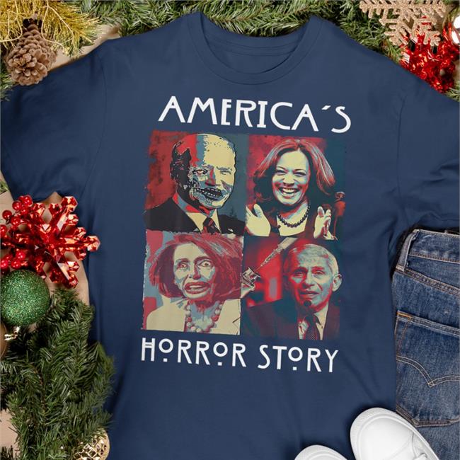 Kamala Harris Biden Nancy Pelosi Anthony Fauci America's Horror Story Hoodie Catherine