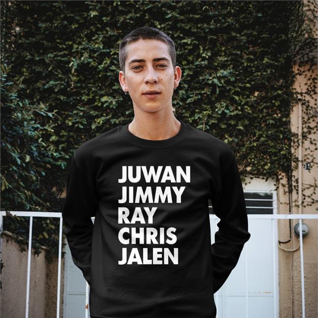 Ron Harper Juwan Jimmy Ray Chris Jalen V Neck T Shirt Scottie Pippen