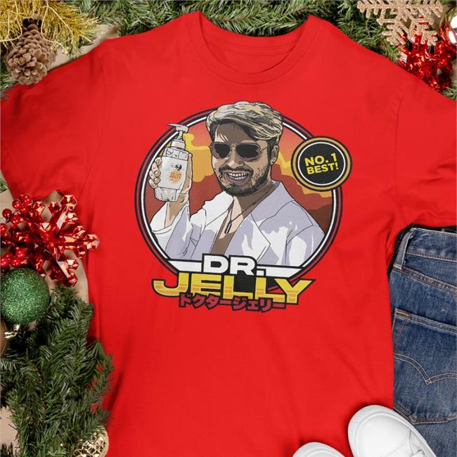 Abroad In Japan Merch Dr Jelly Collection V Neck T Shirt Chris Broad