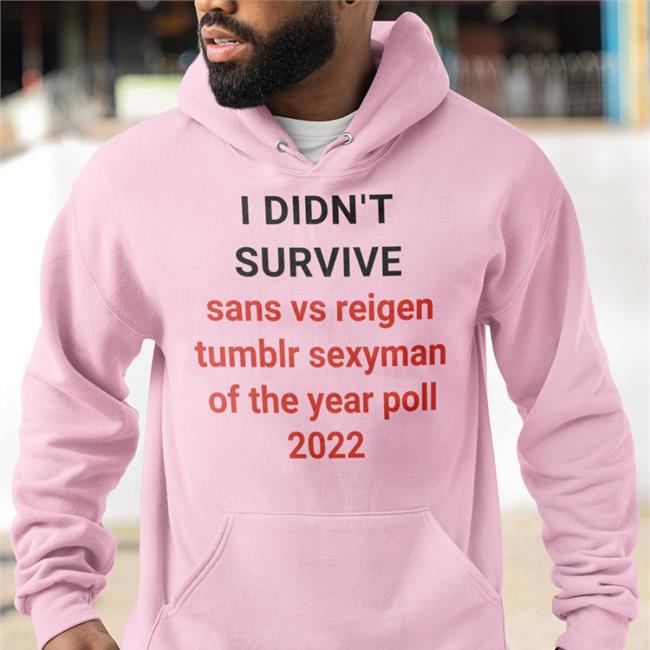 I Didn't Survive Sans Vs Reigen Tumblr Sexyman Of The Year Poll 2022 Long Sleeve T Shirt