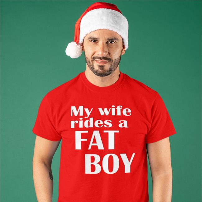 My Wife Rides A Fat Boy Hooded Sweatshirt