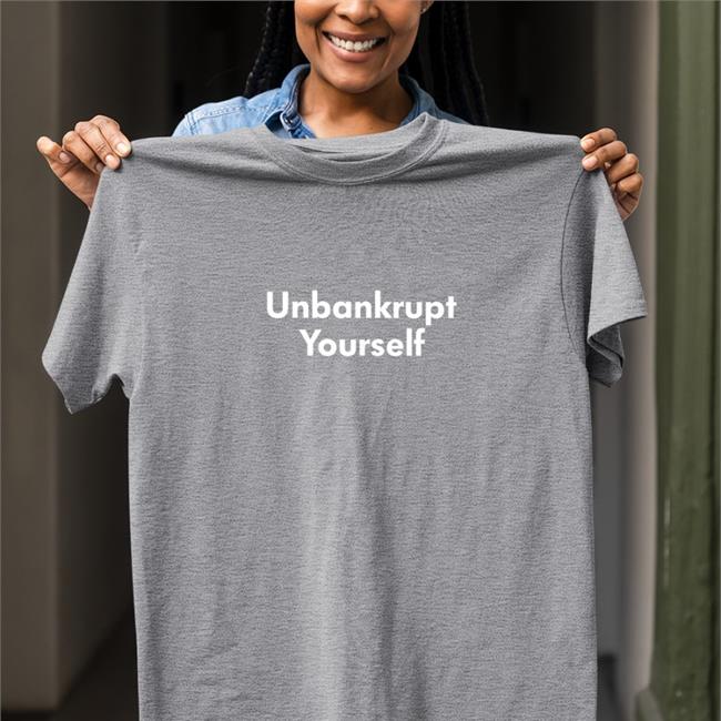 Unbankrupt Yourself Hooded Sweatshirt Usastrong Usastrong Unbankrupt Yourself T Shirt Black