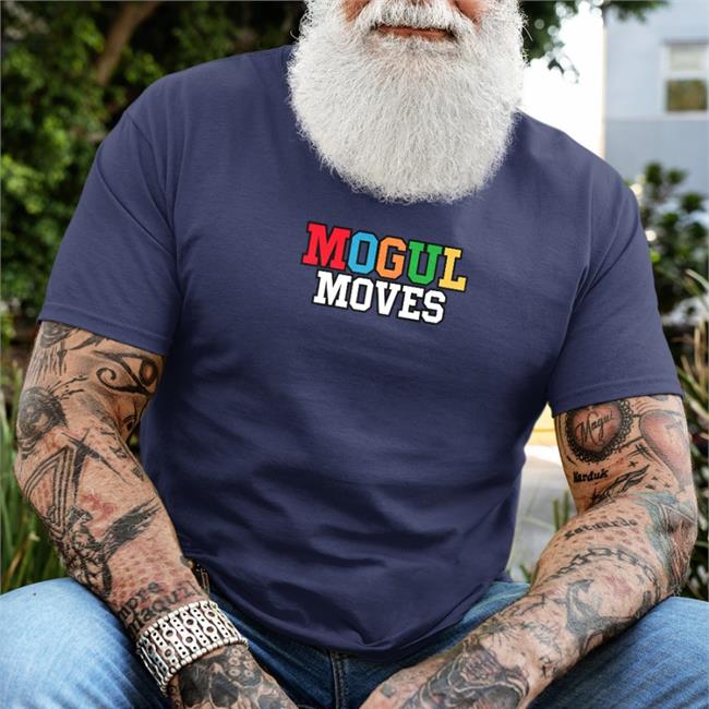 Retro Mogul Moves Drop Shirt White By Ludwig