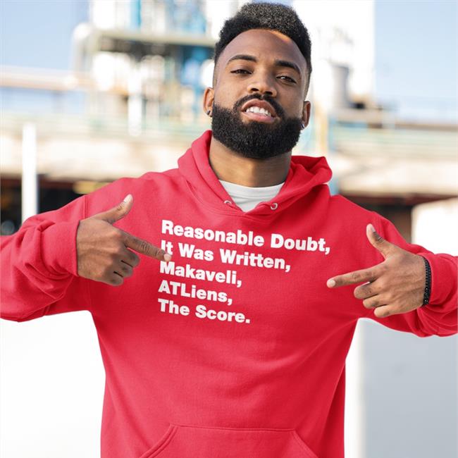 Mathhoffa Reasonable Doubt It Was Written Makaveli Atliens The Score T Shirt Black