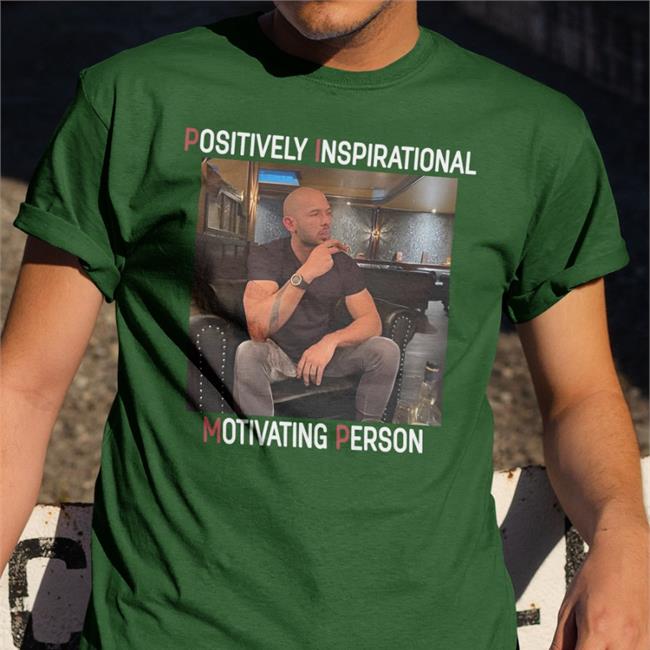 Andrew Tate Positively Inspirational Motivating Person Hoodie Minspinz Ted