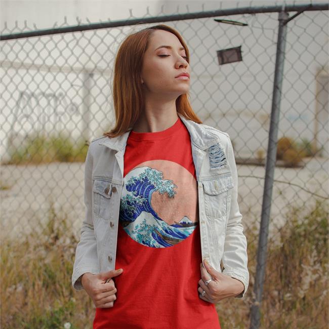 The Great Wave Of Kanagawa Japanese Shirt Black