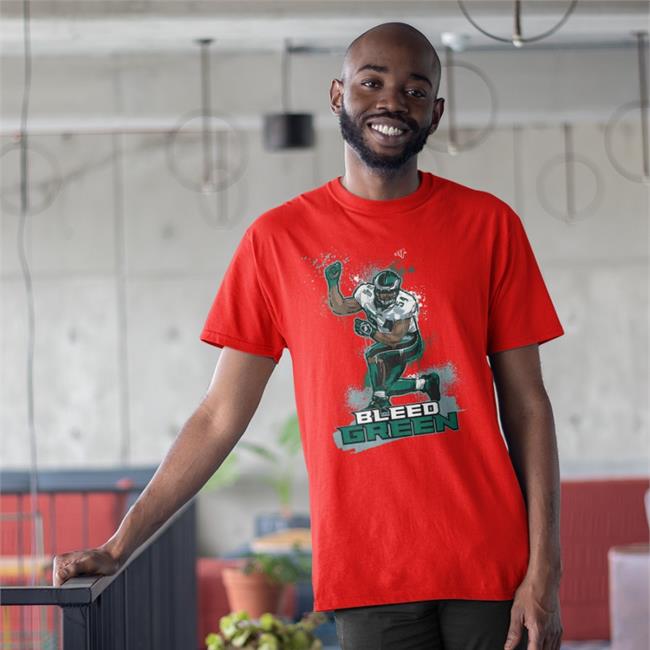 Bleed Green Jeremiah Trotter T Shirt