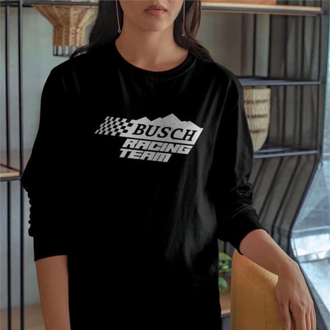 Busch Racing Team Long Sleeve Shirt Busch & Busch Light Merchandise