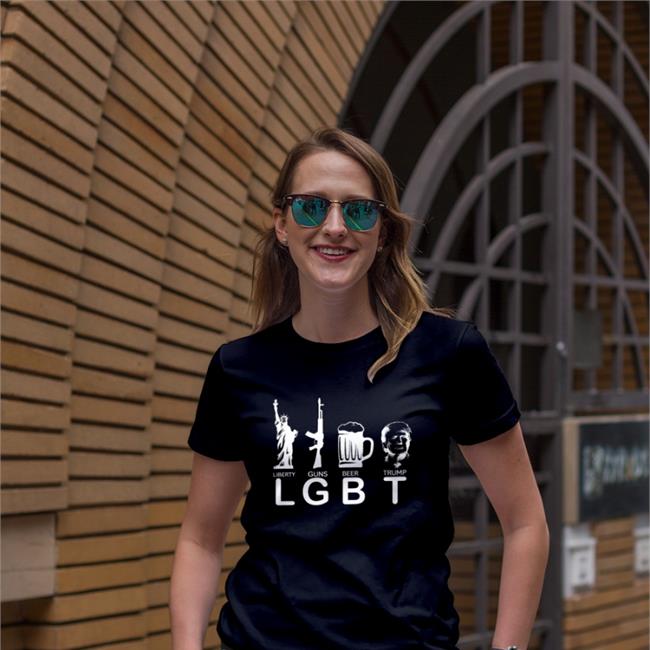 Lil Nas X Lgbt Liberty Guns Beer Donald Trump Shirt Obamas Cousin Again