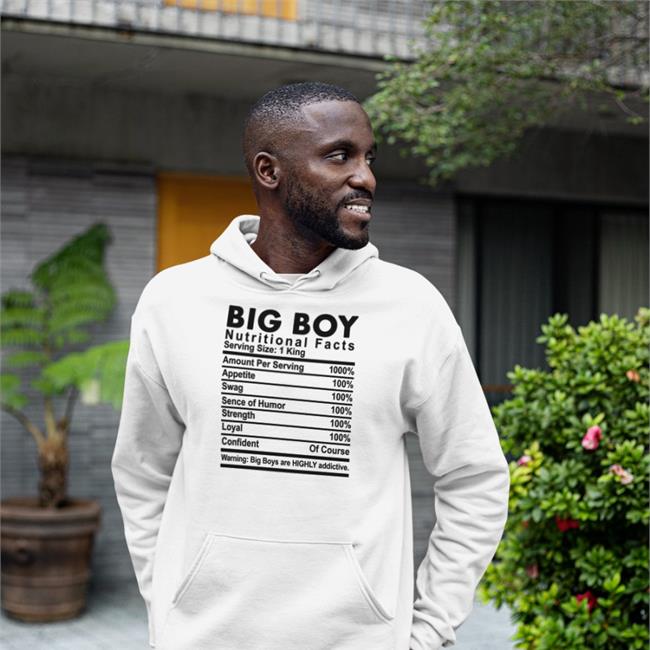 Big Boy Nutritional Facts Serving Size 1 King T Shirt