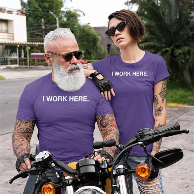 I Work Here Long Sleeve Obvious Shirts Shop