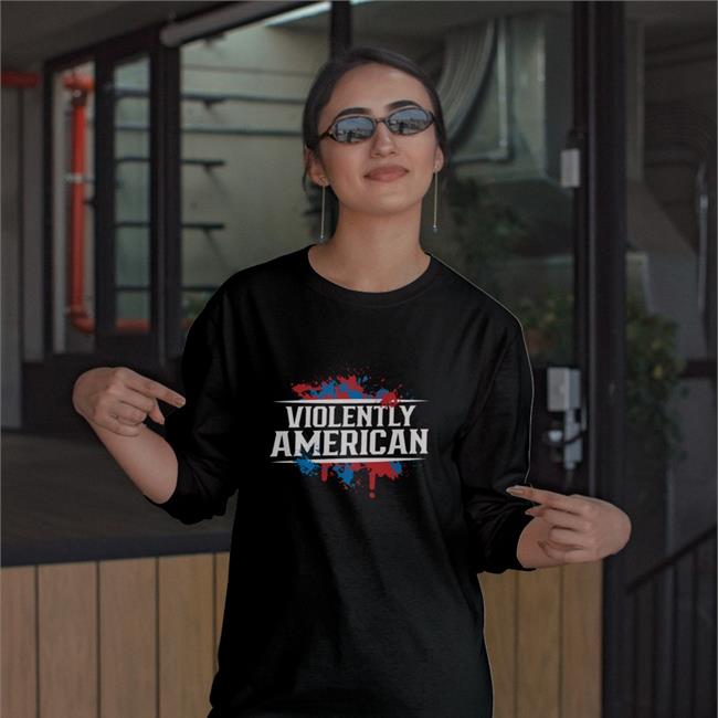 The Fat Electrician Violently American Shirt