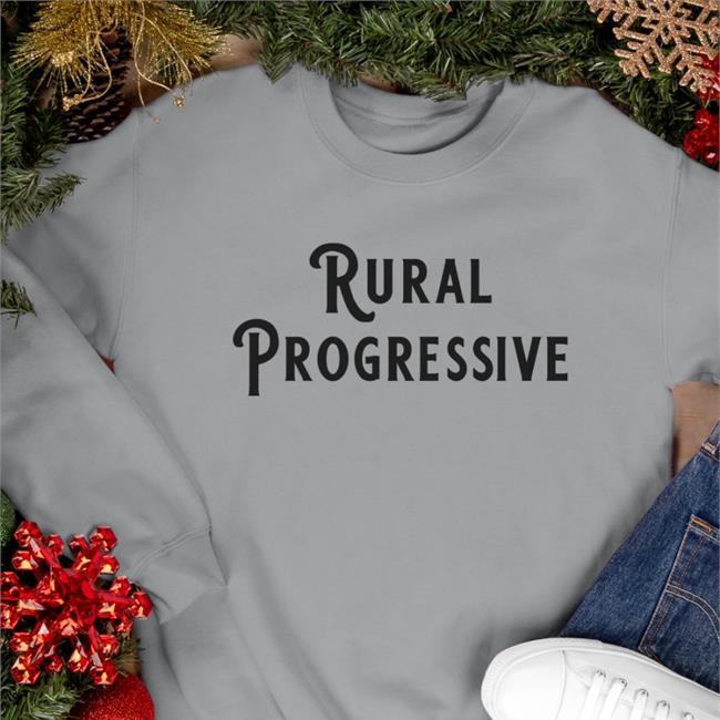 Corn Fed Threads Merch Rural Progressive Long Sleeve T Shirt