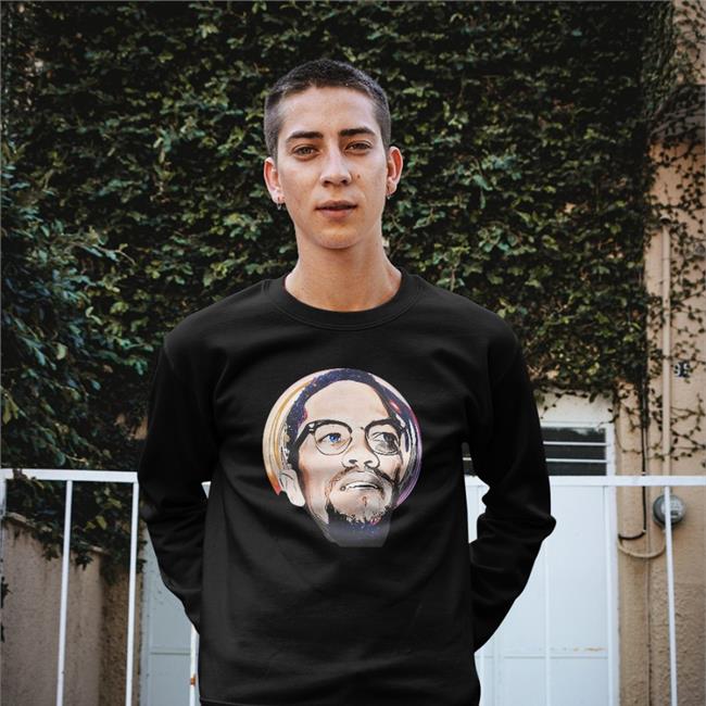 Malcolm X Portrait Active Hooded Sweatshirt