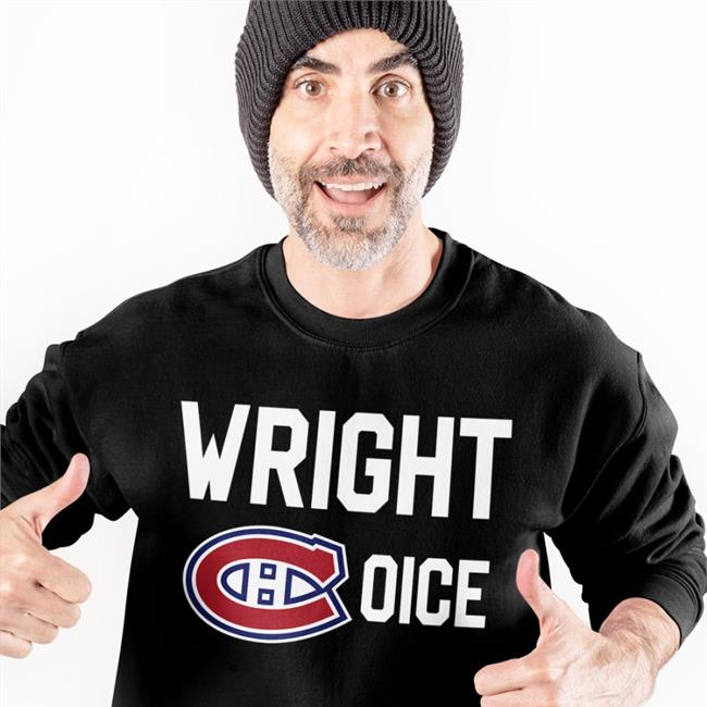 Wright Choice Montreal Canadiens Hoodie Hockey Images That Precede Unfortunate Events