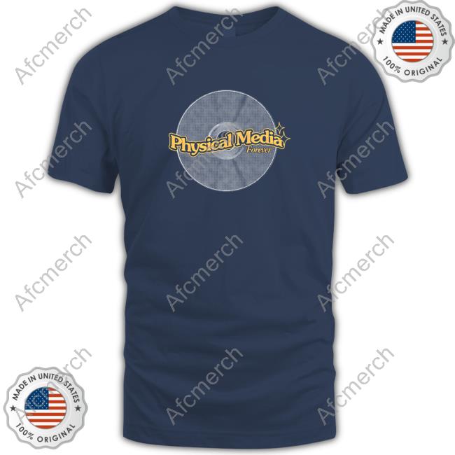 Official Physical Media Forever Tee Shirt