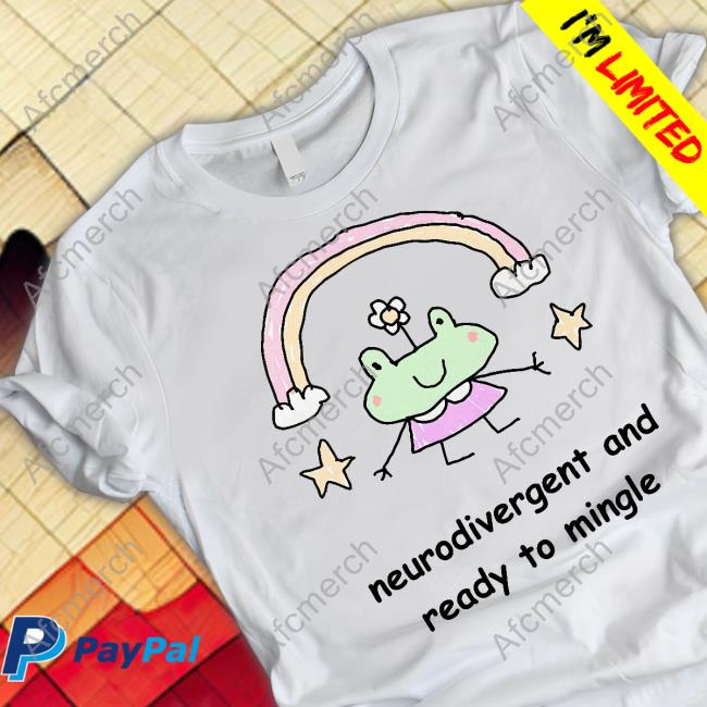 Official Neurodivergent And Ready To Mingle T-Shirt