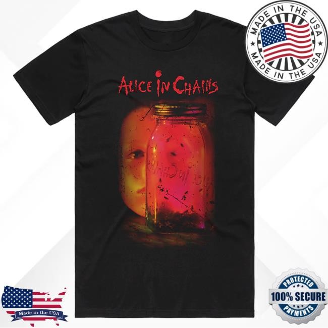 Official Alice In Chains Merch Shop Jar of Flies Shirt Alice In Chains