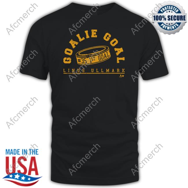 Official Breakingt Merch Goalie Goal Linus Ullmark Shirt