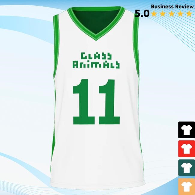 Official Glass Animals Merch Store Shop Glass Animals Basketball Jersey Shirts GlassAnimals