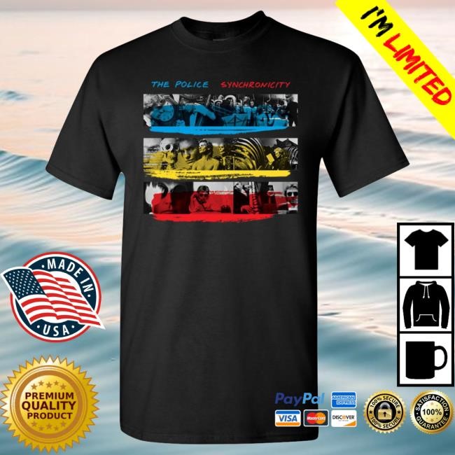 The Police Merch Store The Police Synchronicity Track List Tees