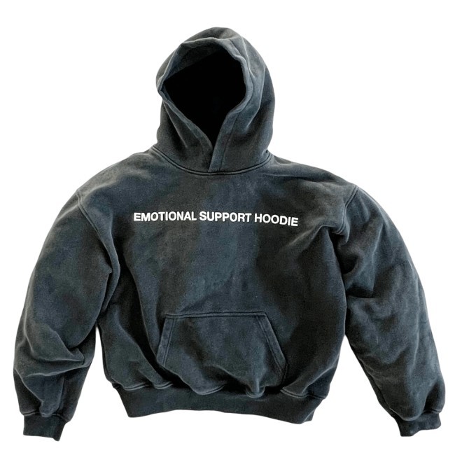 Happilyeverknown Emotional Support Long Sleeve Hoodie