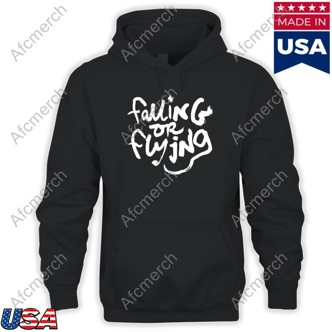 Falling Or Flying Black T-Shirt