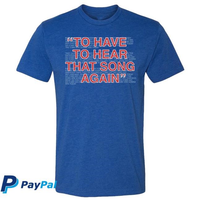 Obvious Shirts Official Merch Store To Have To Hear That Song Again Short Sleeve TShirt