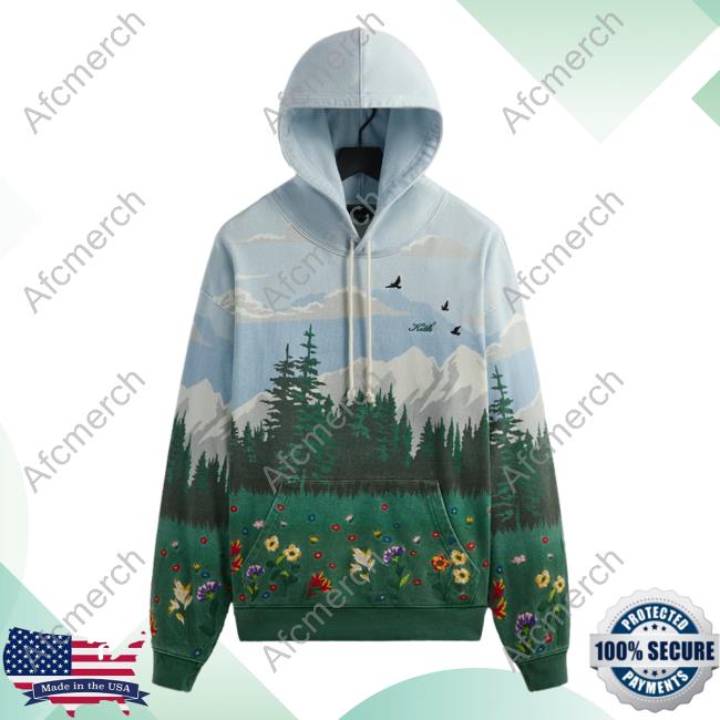 Official Kith Clothing Store Shop Merch Kith Scenic Fleece Nelson Pullover Sweatshirt