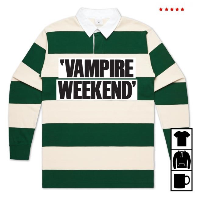 Limited Edition Striped Rugby Tee Vampire Weekend