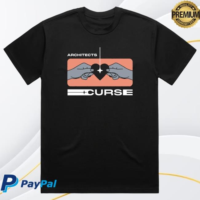 Official Architects Merch Apparel Curse Heart Black New T-Shirt Architects