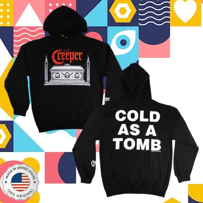 Shop Creeper Cold As A Tomb Crew neck Sweatshirt