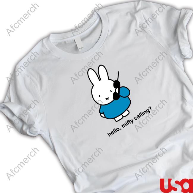 Official Thunder Egg Merch Hello Miffy Calling Hoodie