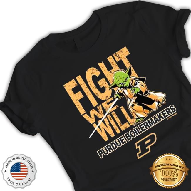 2022 Champion Purdue Boilermakers X Star Wars Tee