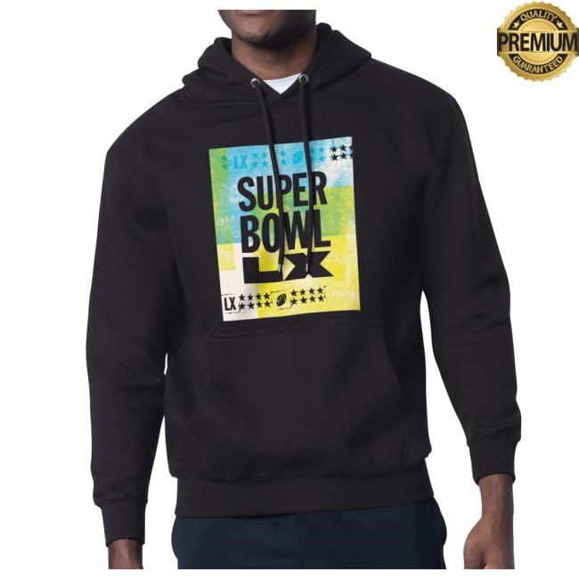 NFL Football NFL Super Bowl LX Concrete Dreams Hoodie Game