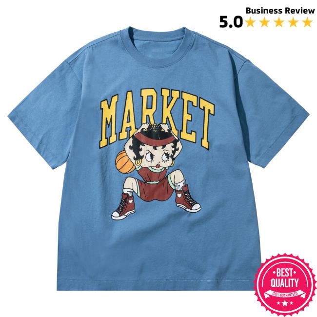 Chinatown Market Betty Boop Dunking Hot Shirt Market Studios Merch Store Official