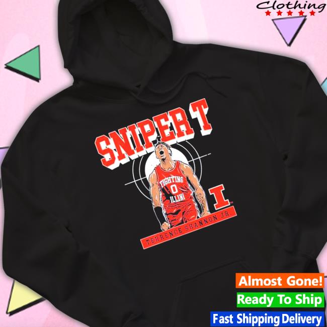 Illinois basketball terrence shannon jr sniper T-Shirt