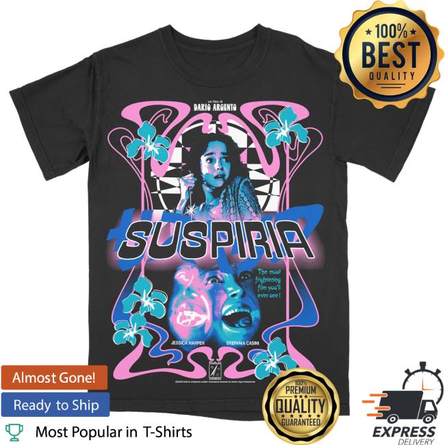 Official Studiohouse Designs Merch Store Suspiria Flowers Tee Studiohouse Designs Apparel Clothing Shop StudiohouseDesigns