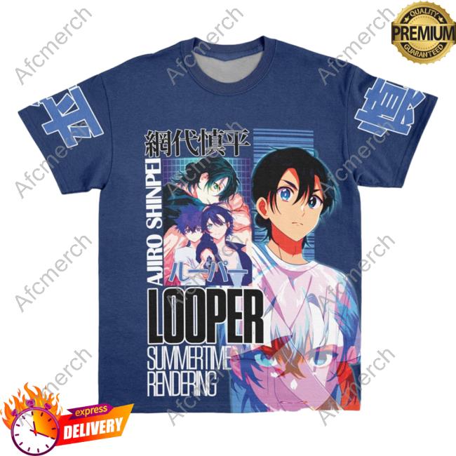 Official Anime Ape Clothing Ajiro Shinpei Summer Time Rendering Streetwear Tee Animeape